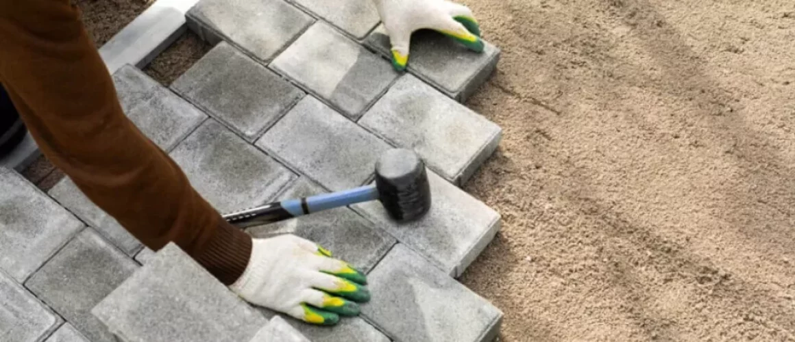 wie kann man pflastersteine betonieren