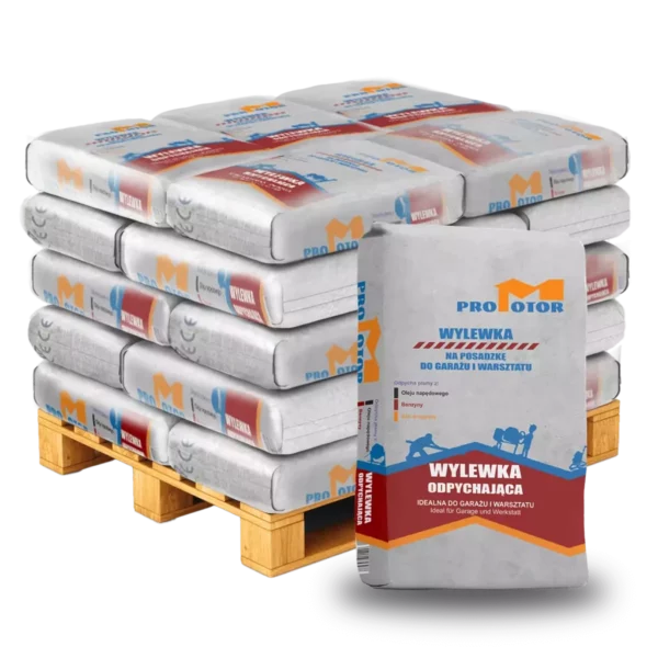 PROMOTOR Estrich 25 kg - idealer Estrich für Garage und Werkstatt, schmutzabweisend (48 Säcke auf Palette)