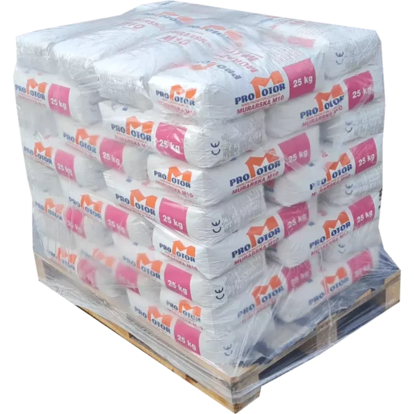 Mauermörtel M10 Palette 48x25 kg