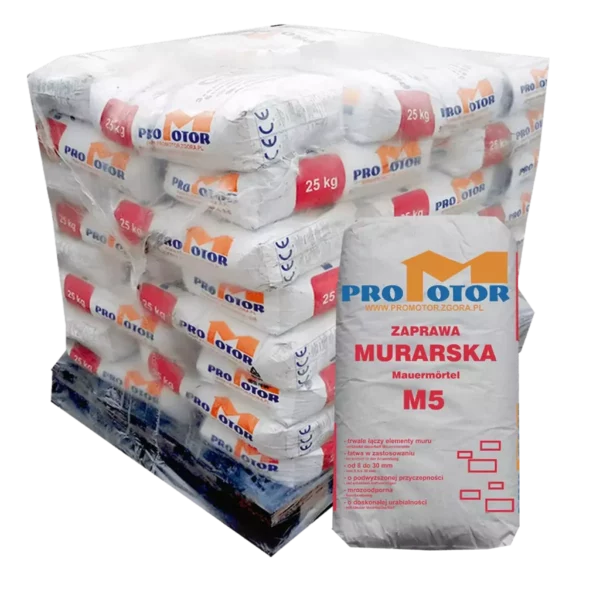 Mörtel frostsicher Palette 48x25 kg